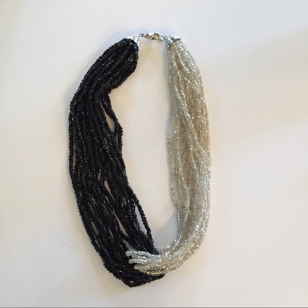 Seed Bead Multi Strand Necklace - image 1